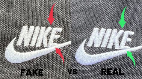 nike logo fake vs real|pick the correct logo.